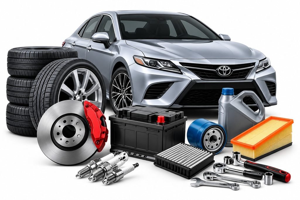 Auto parts, car accessories and automotive tools